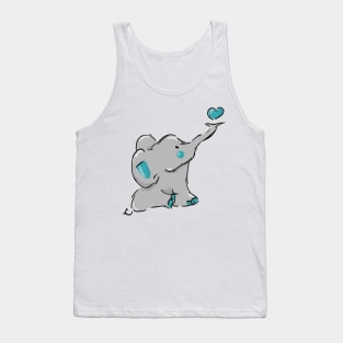 Cute Elephant Tank Top